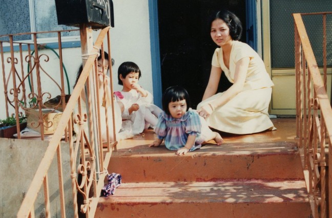 Wendy with her mother