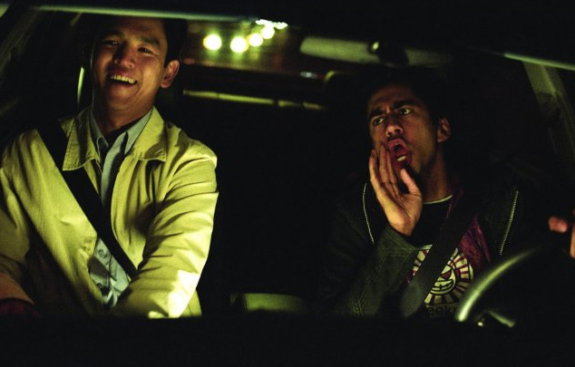 John Cho and Kal Penn in "Harold & Kumar Go to White Castle." Warner Bros.
