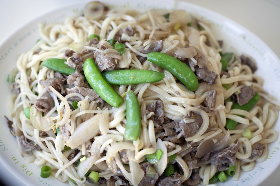 Beef Yaki Udon. Photo by Alison Yin.
