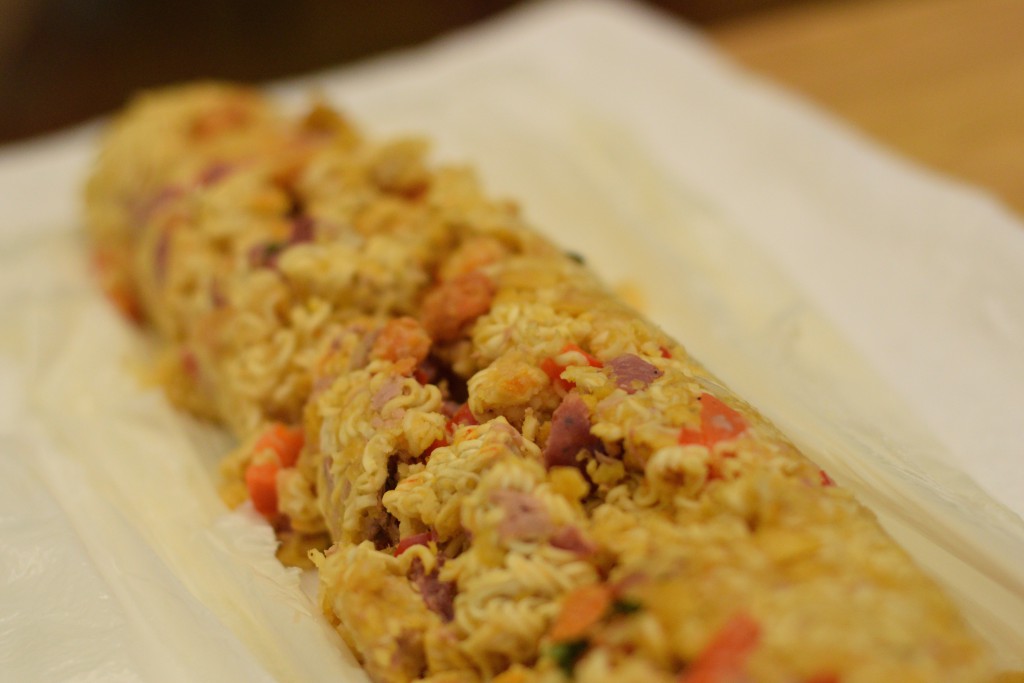 Eddy Zheng's Fritos-ramen-casserole. Photo by Kiwi Illafonte.