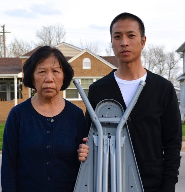 Giap's Last Day at the Ironing Board Factory. Photo courtesy of Tony Nguyen.