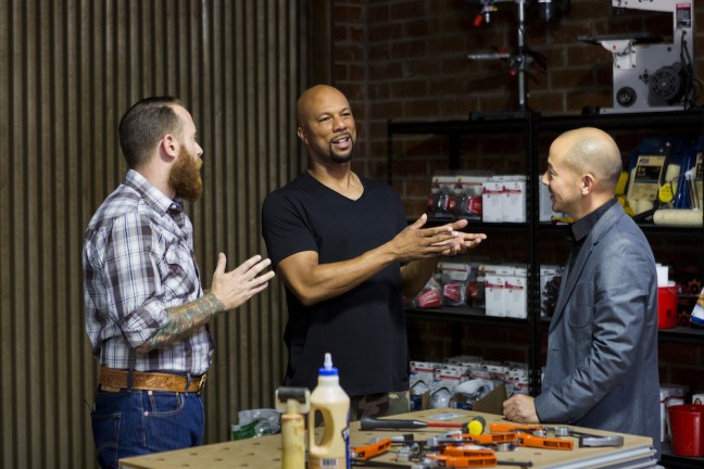 Behing-the-scenes of "Framework." Photo by Rob  Kalmbach. Photo courtesy of Spike TV.