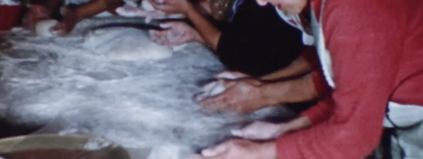 New Year Mochi Pounding
